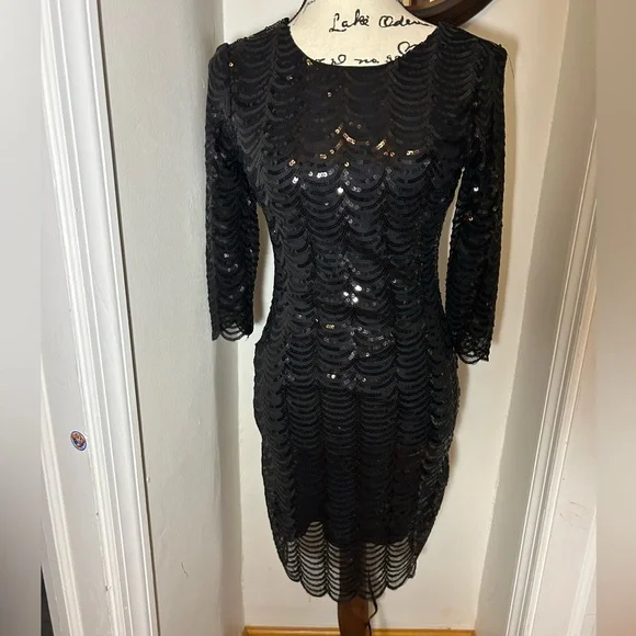 stardust black dress Stardust Mosaic Off-Shoulder Gown– Teuta Matoshi main image 0